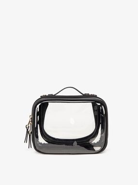 Calpak Small Clear Cosmetics Case in Black - Fair condition